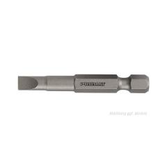 Bit f.Schlitzschrauben 6,5 mm | Länge 50 mm | 1/4 Zoll E6,3 Schneidenstärke 1,2 mm | TECWERK | 10 Stück