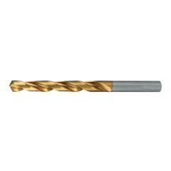Spiralbohrer DIN 338 Typ N | Ø 3 mm HSS profilgeschl.TiN Zyl.schaft kurz TECWERK | 10 Stück