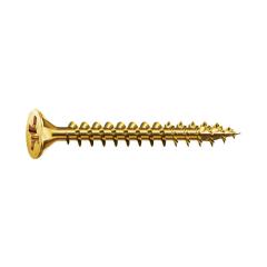 SPAX Universal screw, 3,5 x 50/40, flat countersunk head, cross recess Z, YELLOX (A2L) - 200 pieces