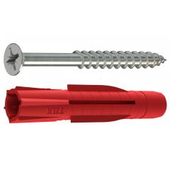 Allzweckdübel Tri  6x36 mm + Schraube  | 50 Stück