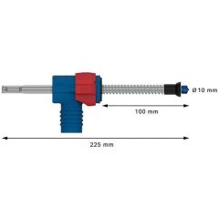 Hammerbohrer-Set EXPERT SDS Clean plus-8X - Ø 10 mm - Länge 225 mm Arbeits-L1000 mm BOSCH