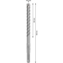 Hammerbohrer PRO SDS plus-5X - Ø 10 mm - Arbeits-L. 100 mm - Länge 160 mm SDS plus