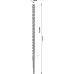 Hammerbohrer PRO SDS plus-5X - Ø 12 mm - Arbeits-L. 250 mm - Länge 310 mm SDS plus