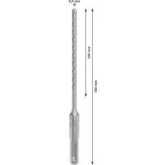 Hammerbohrer PRO SDS plus-5X - Ø 5 mm - Arbeits-L. 100 mm - Länge 160 mm SDS plus