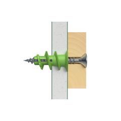 Caja taco autoperforante GK para tableros de cartón-yeso Green S | 45 piezas