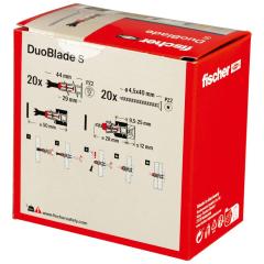 fischer - Plasterboard fixing DuoBlade S | 20 pieces
