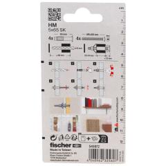 Caja tacos de metal HM 5 x 65 SK K | 20 piezas