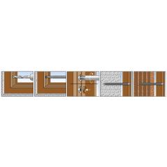 fischer Fensterrahmenschraube FFSZ 7,5 x 152 - 100 Stück