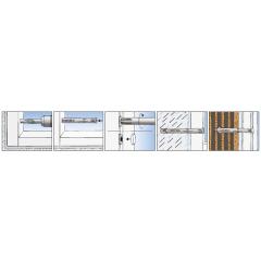 fischer Fensterrahmendübel F 10 S 120 - 50 Stück