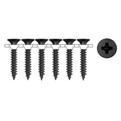 fischer Drywall screws 3,5 x 35/29, PH2, trumpet shape head, phosphated steel - 1000 pieces