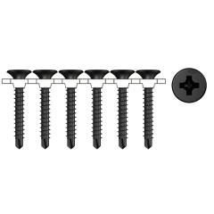 fischer Drywall screws 3,5 x 35/31, PH2, trumpet shape head, phosphated steel - 1000 pieces