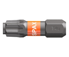SPAX-Torx Bit mit Zapfen T40, Länge: 25 mm - 1 Stück