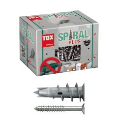 TOX Gipskartondübel Spiral Plus 37-4 + Schraube | 50 Stück