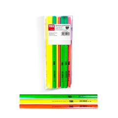 TOX Zimmermanns-Bleistift Neo Mix-Sortiment (12 Stk.) | 12 Stück
