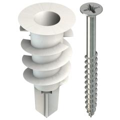 TOX Plasterboard wall plug Spiral 32 + screw | 50 pieces