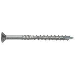 Tornillos para la construcción de madera CE 6 x 80/52, T30, cabeza avellanada, acero electrogalvanizado - 200 unidades
