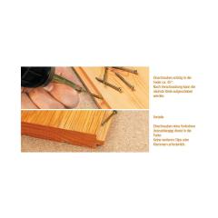 SPAX Solid wood flooring screw, 3,5 x 55/35, flat countersunk head, T-STAR plus, WIROX (A9J) - 500 pieces