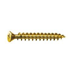 SPAX Universal screw, 3 x 15/12, small flat countersunk head, cross recess Z, YELLOX (A2L) - 1000 pieces