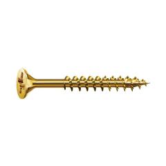 SPAX Universal screw, 4 x 35/23, flat countersunk head, cross recess Z, YELLOX (A2L) - 1000 pieces