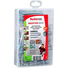 fischer Meister-Box UX con tornillos y ganchos (118 piezas)