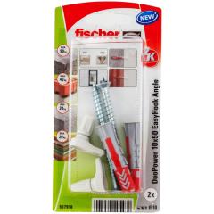 fischer - EasyHook Angle 10 x 50 DuoPower | 10 pièces
