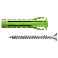 fischer Master-Box Greenline expansion plug SX + A2 screw (120 in parts)