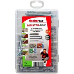 fischer Meister-Box UX mit Schrauben und Haken (118 Teile)