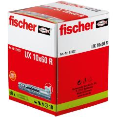 fischer Cheville universelle UX 10 x 60 R - 50 pièces
