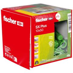 fischer Taco de expansión SX Plus Green 10 x 50 - 45 piezas