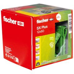 fischer Expansion plug SX Plus Green 12 x 60 - 20 pieces
