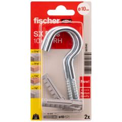 fischer Expansion plug SX Plus 10 x 50 RH with round hook K | 10 pieces