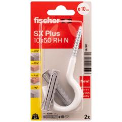 fischer Expansion plug SX Plus 10 x 50 RH with round hook N K | 10 pieces