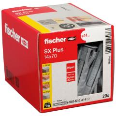 fischer Taco de expansión SX Plus 14 x 70 | 20 piezas