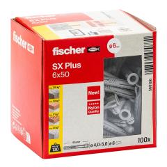 fischer Expansion plug SX Plus 6 x 50 | 100 pieces