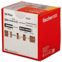 fischer Expansion plug SX Plus 6 x 50 | 100 pieces