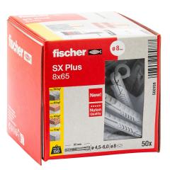 fischer Expansion plug SX Plus 8 x 65 | 50 pieces